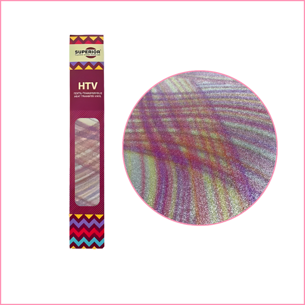 Superior | Glamour Flexfolie Mini Roll - GM23 Colour Lines  (30,5cm x 50cm)