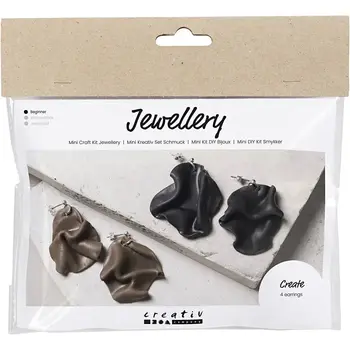 Creativ Company | Mini Hobbyset Sieraden -  Gebogen Oorbellen