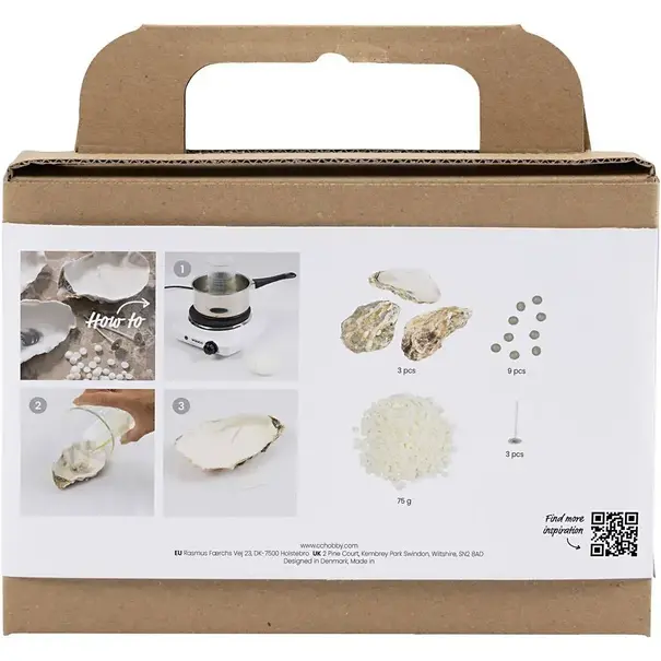 Creativ Company | Mini Hobbyset Kaarsgieten - Sojakaarsen In Oesterschelpen