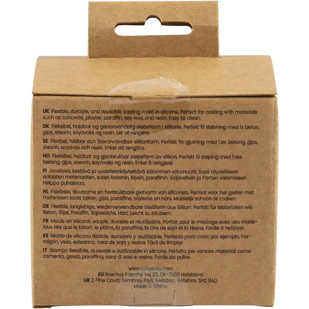 Creativ Company | Silicone mal - Vierkant Met  8 Bubbels