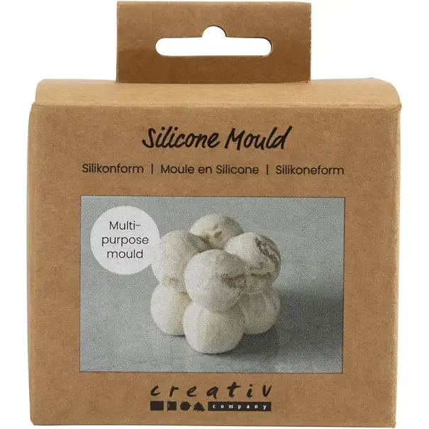 Creativ Company | Silicone mal - Vierkant Met  8 Bubbels