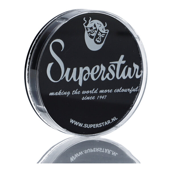 Superstar | Aqua Face- and Bodypaint - Black 45gr