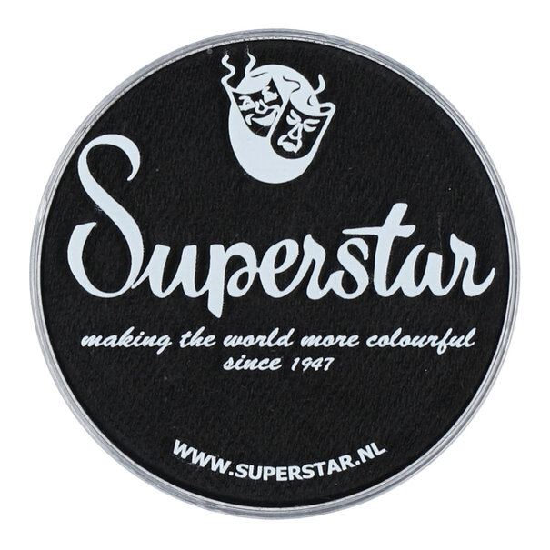 Superstar | Aqua Face- and Bodypaint - Black 45gr