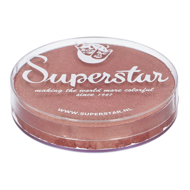 Superstar | Aqua Face- and Bodypaint - Rose Peach with glitter (Shimmer)  45gr