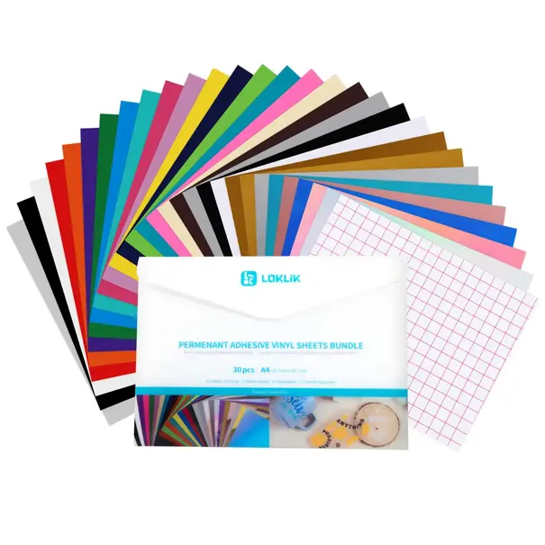Loklik | LOKLiK Permanent Vinyl Material Bundle (A4)