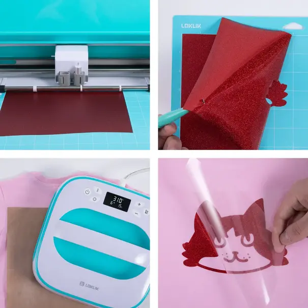 Loklik | LOKLiK Heat Transfer Vinyl Material Bundle (A4)