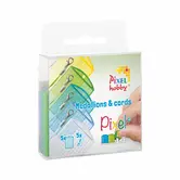 Set Medaillons en Color Cords - Transparant Groen - Blauw