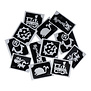 Cute Glittertattoo Stencils (12 pcs)