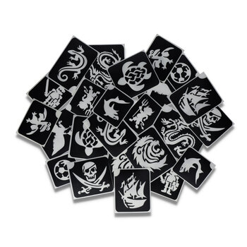 Superstar | Adventure XL Glittertattoo Stencils (24 pcs)