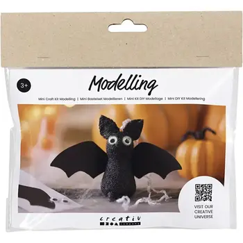 Creativ Company | Mini Hobbyset Boetseren - Vleermuis