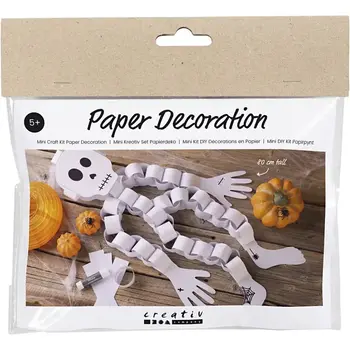 Creativ Company | Mini Hobbyset Decoraties van Papier - Skelet