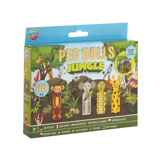 Peg Dolls - Jungle