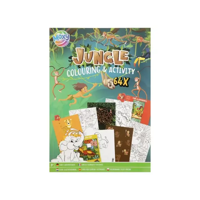 Colouring & Activity Book - Jungle