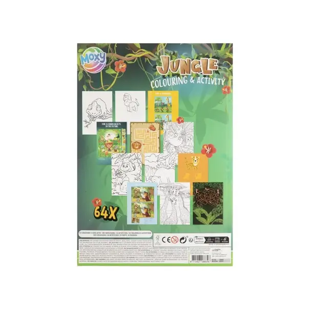 Moxy |  Colouring & Activity Book - Jungle