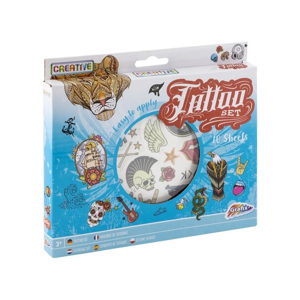 Grafix | Tattoo Set 10 Sheets - Boys