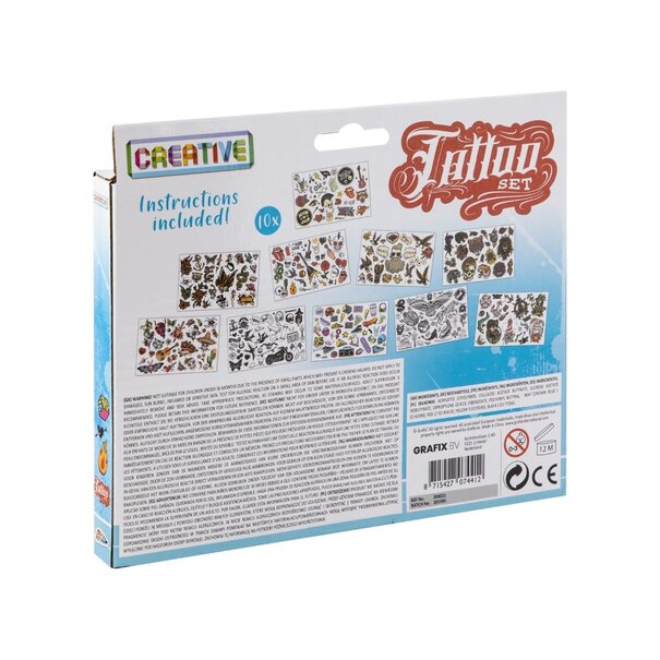Grafix | Tattoo Set 10 Sheets - Boys