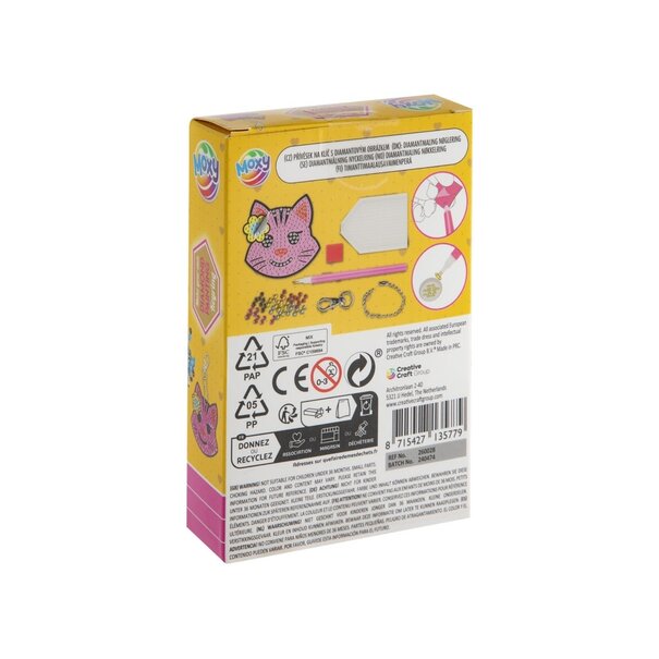 Moxy |  Diamond Painting Keyring - Kat