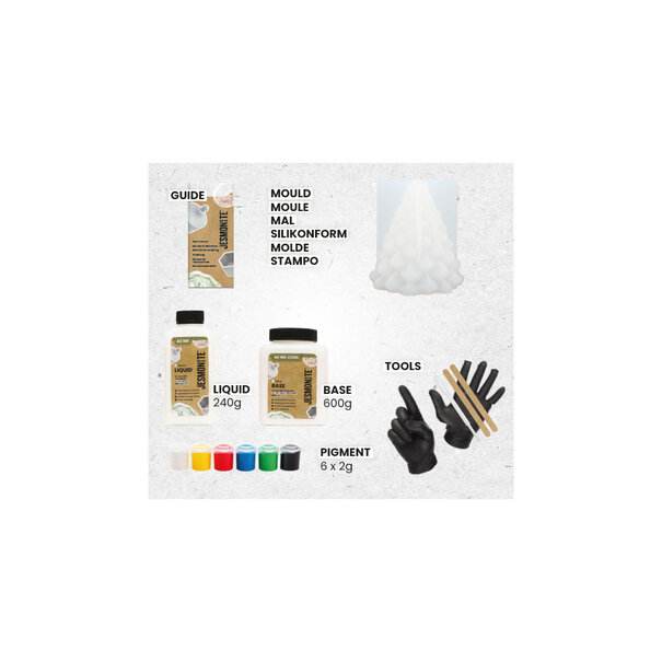 Jesmonite AC100 KIT MINI 25 - Kerst Gnome