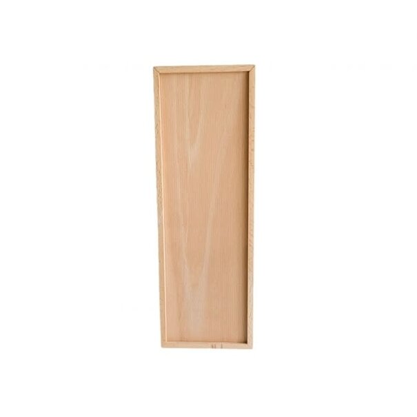 Houten wijnbox met schuifdeksel