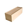 Houten wijnbox met schuifdeksel