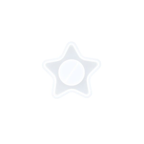 Jesmonite | Siliconen mal - Kaarsenhouder ster