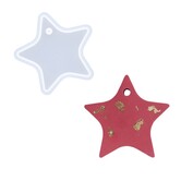 Siliconen mal - Ster met bevestigingsoog