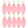 Motel Keychains Blanks - Pink  (10 pcs) TeckwrapCraft