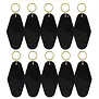 Motel Keychains Blanks - Black (10 pcs) TeckwrapCraft