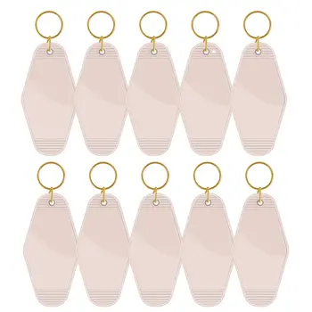TeckwrapCraft | Motel Keychains Blanks - Nude  (10 pcs) TeckwrapCraft
