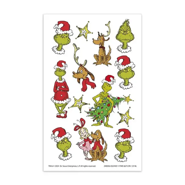 Totum |  The Grinch - Temporary Tattoos
