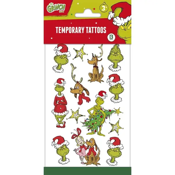 Totum |  The Grinch - Temporary Tattoos