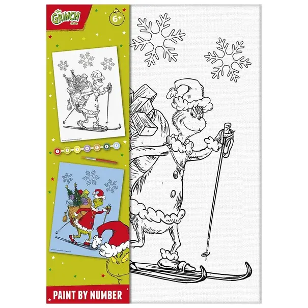 Totum |  The Grinch - Canvas Paint By Number