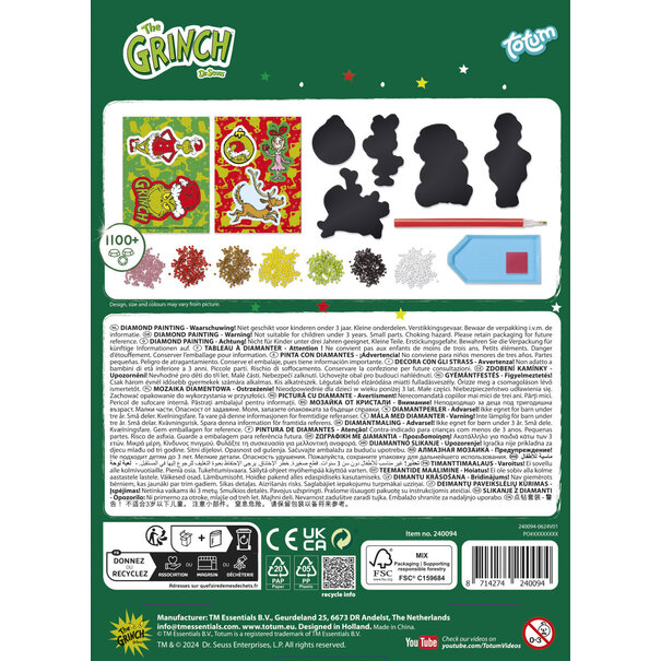 Totum |  The Grinch - Diamond Painting Magnets