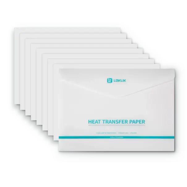 Loklik | LOKLiK Heat Transfer Paper Sheet - Dark - 8 Pack