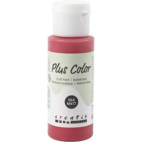 Plus Color acrylverf - Berry Red / 60 ml