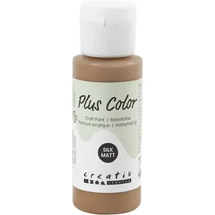 Plus Color acrylverf - Light Brown / 60 ml