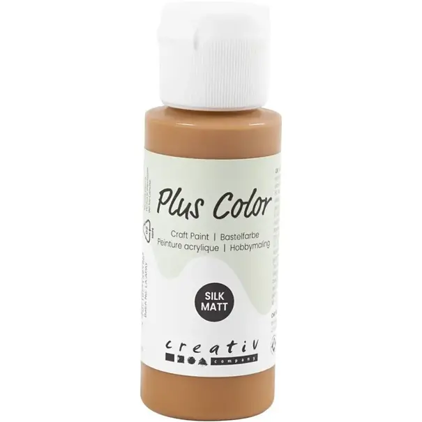 Plus Color acrylverf - Raw Sienna  / 60 ml