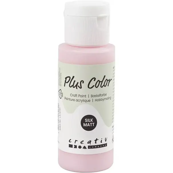 Plus Color acrylverf - Soft Pink / 60 ml