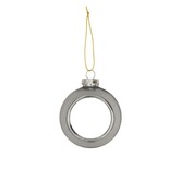 Sublimatie Kerstbal - Zilver Plastic Ø80 mm