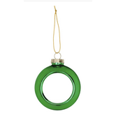 Sublimatie Kerstbal - Groen Plastic Ø80 mm