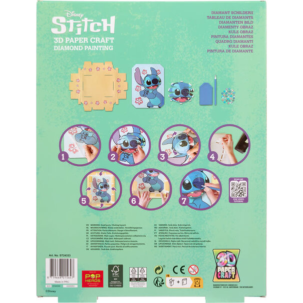 3D Paper Craft | Lilo & Stitch Diamond Painting