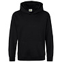 Kids AWDis Hoodie - Deep Black