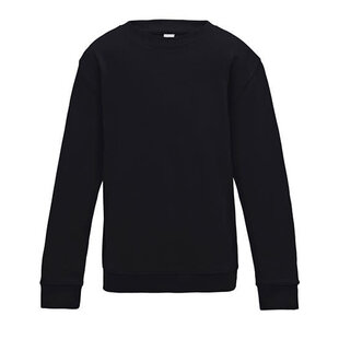 Kids AWDis Sweater - Deep Black