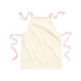Fairtrade Cotton Junior Craft Apron - Natural / Pastel Pink