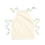 Fairtrade Cotton Junior Craft Apron - Natural / Pistachio