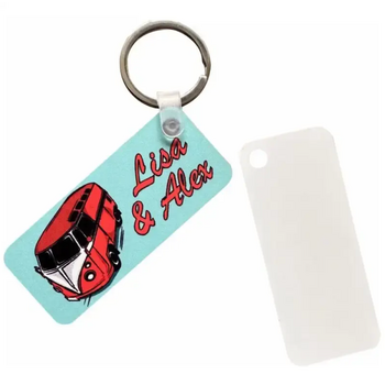 Subli-Print | Subli Print - Alu Sleutelhanger Rechthoek Sparkle (10st)