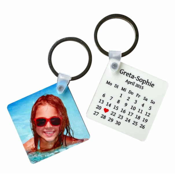 Subli-Print | Subli Print - Alu Sleutelhanger Vierkant Sparkle (10st)