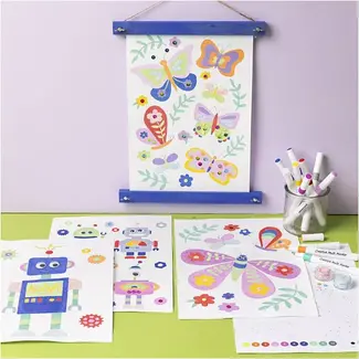 Creativ Company | Hobbyset Kleuren - Vlinder en Robot