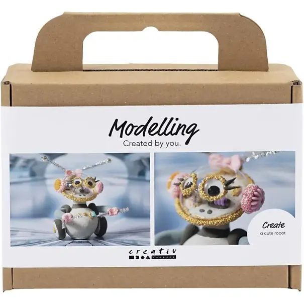 Creativ Company | Mini Hobbyset Boetseren - Meisjesrobot