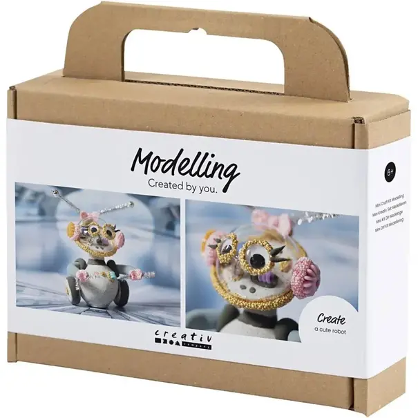 Creativ Company | Mini Hobbyset Boetseren - Meisjesrobot
